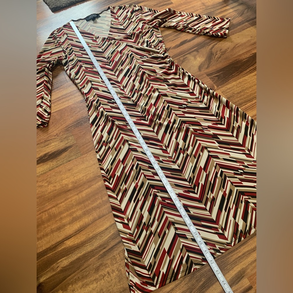 Chevron Patterned Dress M - Picture 4 of 7